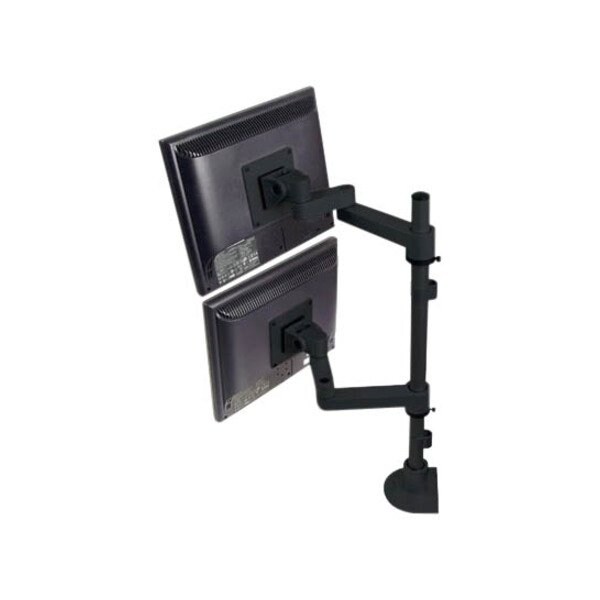 Innovative Office Products Dual Tier Foldable Lcd Arm w/ 28 Inch Pole